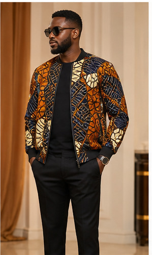 Ankara Bomber Jacket