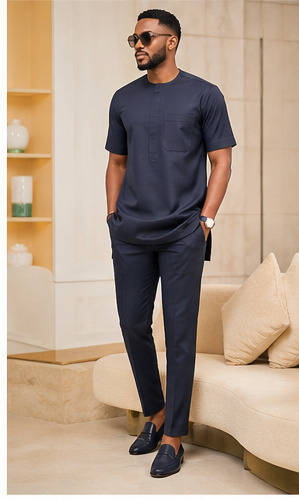 Navy Casual Lounge Set